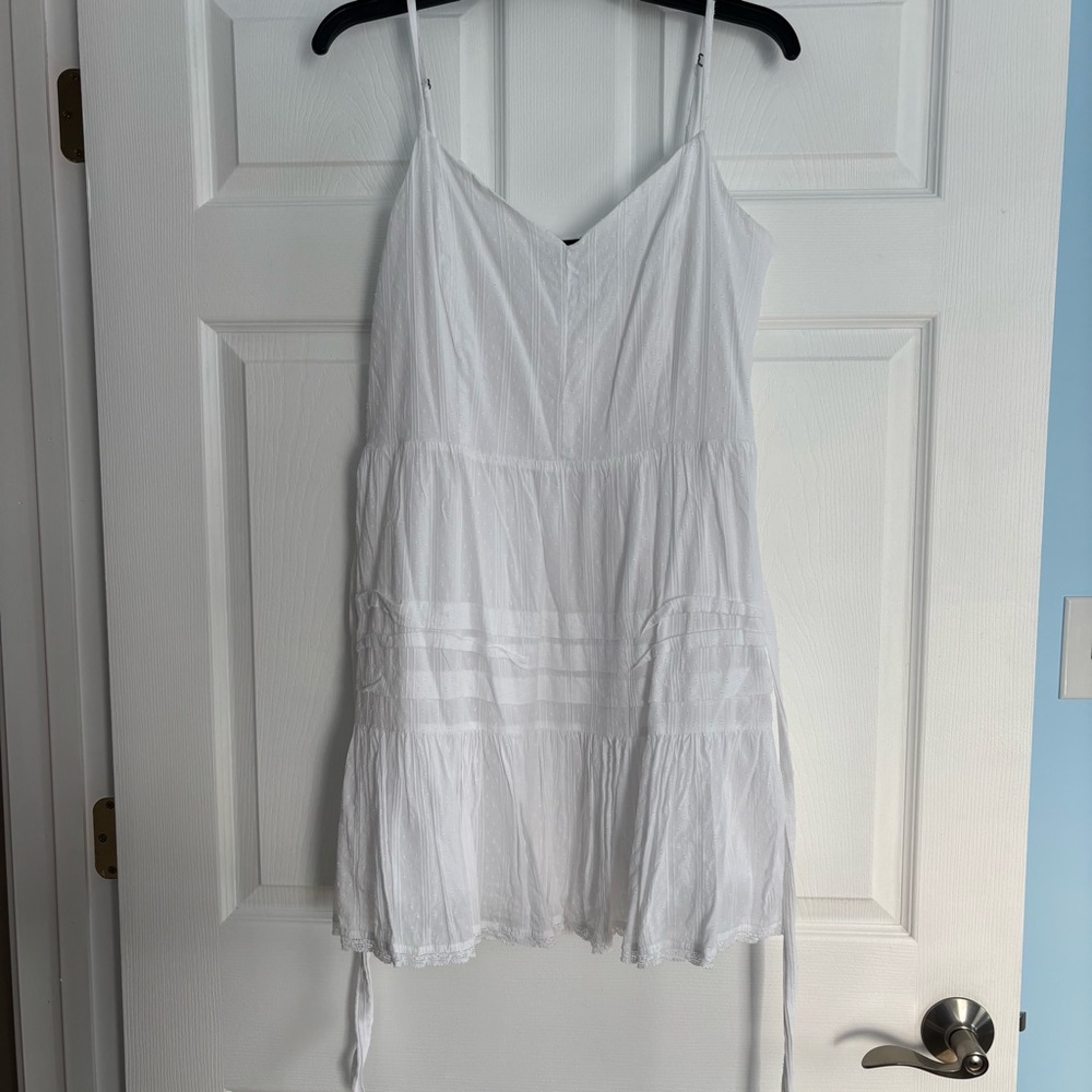 1. State Cute White Mini Dress